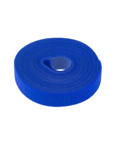 Лента-липучка многоразовая 5 м х 20мм, синяя (1 шт/уп) REXANT 07-7525 в Комсомольске-на-Амуре Монтажные материалы Pintop.ru