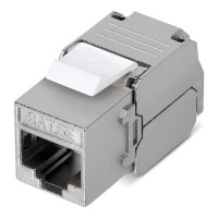 Модуль Keystone Jack RJ-45(8P8C), FTP экранированный, CAT 5e, тип 180 град., самозажимной REXANT PRO 02-0071