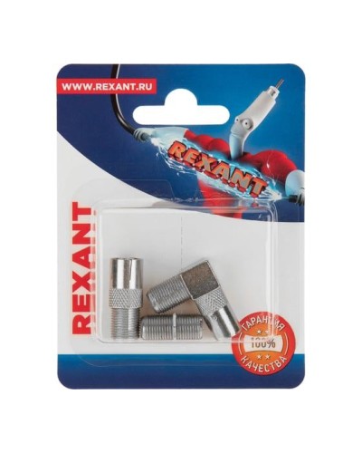 Набор антенных переходников для подключения ТВ REXANT 06-0041-A в Комсомольске-на-Амуре Проходные адаптеры Pintop.ru