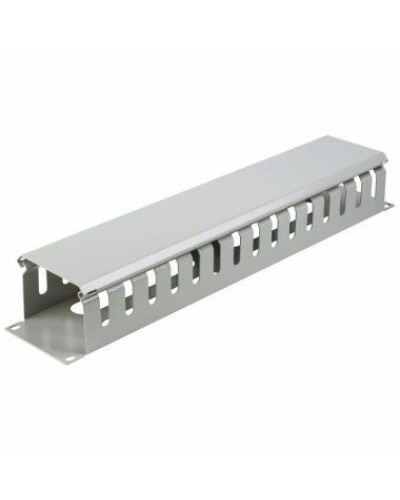 Органайзер кабельный горизонтальный с крышкой, 19, 2U, глубиной 72 мм, металл, RAL 7035 REXANT 04-2645 в Комсомольске-на-Амуре Кабельные органайзеры Pintop.ru