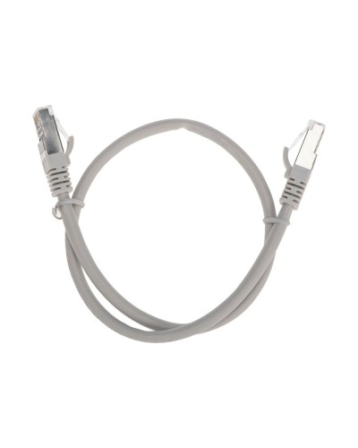 Патч-корд S/FTP, CAT 6A (10G), RJ45-RJ45, 28AWG, LSZH, серый, 0,5м REXANT 02-0390-05 в Комсомольске-на-Амуре Патчкорды (медные) Pintop.ru