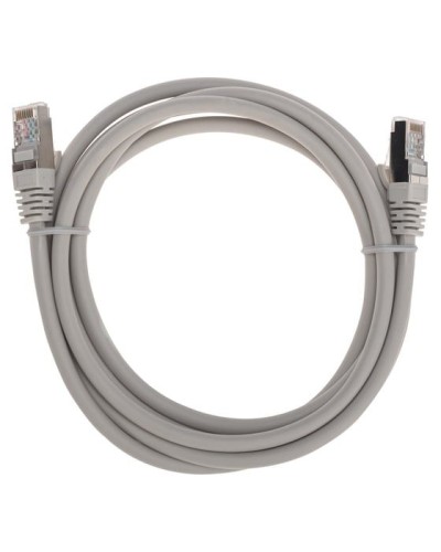Патч-корд S/FTP, CAT 6A (10G), RJ45-RJ45, 28AWG, LSZH, серый, 2м REXANT 02-0390-2 в Комсомольске-на-Амуре Патчкорды (медные) Pintop.ru