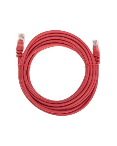 Патч-корд U/UTP, CAT 5e, RJ45-RJ45, 26AWG, LSZH, красный, 5м REXANT 02-0103-5 в Комсомольске-на-Амуре Патчкорды (медные) Pintop.ru