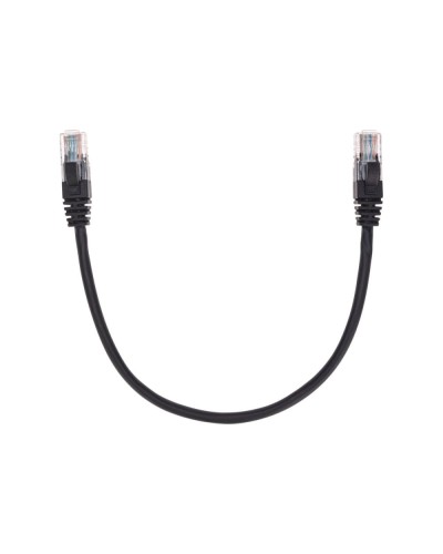 Патч-корд U/UTP, CAT 5e, RJ45-RJ45, 26AWG, LSZH, черный, 0,3м REXANT 02-0102-03 в Комсомольске-на-Амуре Патчкорды (медные) Pintop.ru