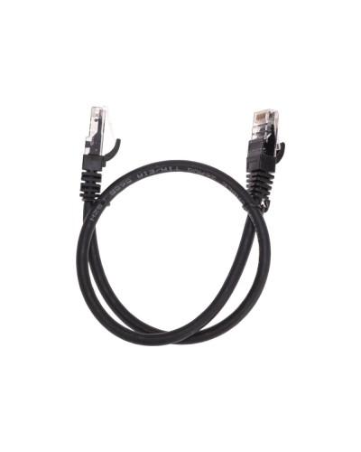 Патч-корд U/UTP, CAT 6, RJ45-RJ45, 26AWG, LSZH, черный, 0,5м REXANT 02-0292-05 в Комсомольске-на-Амуре Патчкорды (медные) Pintop.ru