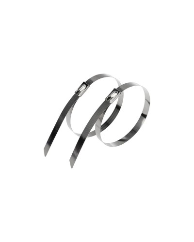 Стяжка кабельная стальная (304) 400x4,6мм (50 шт/уп) REXANT (07-0408) в Комсомольске-на-Амуре Стяжки-хомуты Pintop.ru