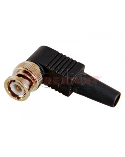 Разъем штекер BNC под винт с колпачком угловой (02-002) (50шт/уп) REXANT 05-3072 в Комсомольске-на-Амуре Коннекторы Pintop.ru