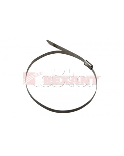 Хомут-стяжка металлический 4.6х300 мм (50шт/уп) REXANT 07-0308 в Комсомольске-на-Амуре Стяжки-хомуты Pintop.ru