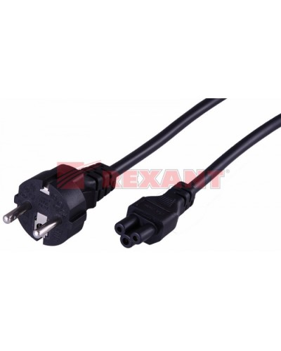 Шнур сетевой Евро 3х0.75мм² 1.8М (PVC) (с заземлением) (ноутбук) (10шт/уп) REXANT 11-1151 в Комсомольске-на-Амуре Патч-корды и пигтейлы Pintop.ru