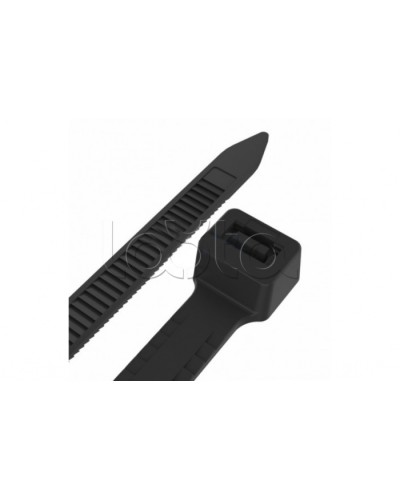 Стяжкa нейлоновая, тройной замок 200 x 4,8 мм, черная (упак.100 шт) REXANT (67-0201-5) в Комсомольске-на-Амуре Стяжки-хомуты Pintop.ru