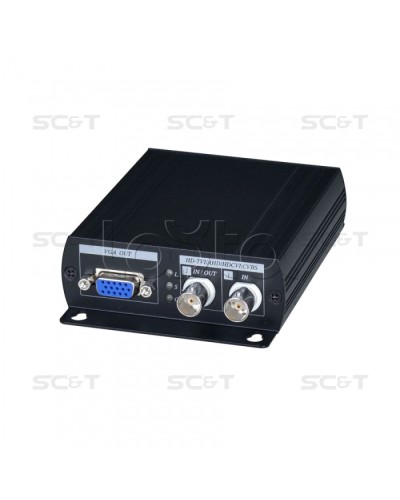 Преобразователь-разветвитель AHD/HDCVI/HDTVI в HDMI/VGA/CVBS SC&T AD001HD4 в Комсомольске-на-Амуре Видеоусилители, Модуляторы, Делители Pintop.ru