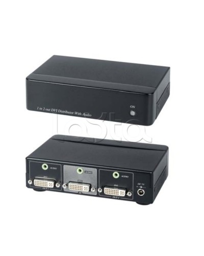 Усилитель-разветвитель DVI и аудио сигнала SC&T DD02A в Комсомольске-на-Амуре Видеоусилители, Модуляторы, Делители Pintop.ru