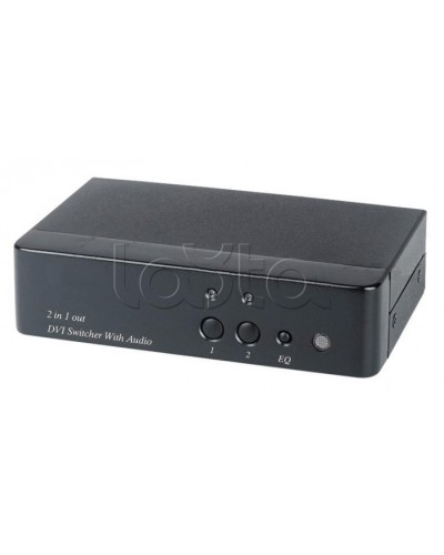 Коммутатор DVI и аудио сигналов SC&T DS02A в Комсомольске-на-Амуре Видеоусилители, Модуляторы, Делители Pintop.ru