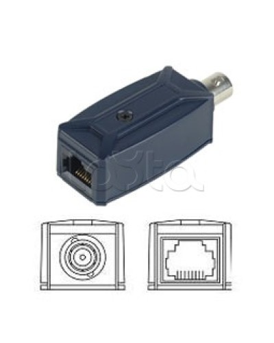 Удлинитель Ethernet, пассивный по коаксиальному кабелю SC&T IP01 в Комсомольске-на-Амуре Видеоусилители, Модуляторы, Делители Pintop.ru