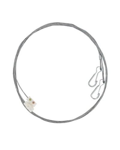 Комплект крепления для световых табло серии Т к потолку (трос 1м) SLT ККТ-2 в Комсомольске-на-Амуре Дополнительное оборудование для ОПС Pintop.ru