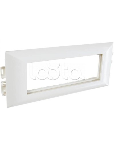 Суппорт с рамкой на 3 поста (45х45) в профиль для кабельных каналов 100х50, 105х50 SPL (100009S) в Комсомольске-на-Амуре Аксессуары для кабель-канала Pintop.ru