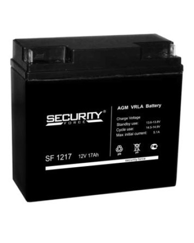 Аккумулятор свинцово-кислотный Security Force SF 1217 в Комсомольске-на-Амуре Электротехническое оборудование Pintop.ru