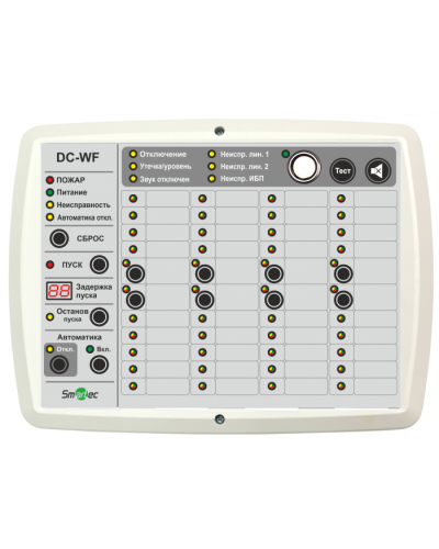 Блок индикации и управления Smartec DC-WF в Комсомольске-на-Амуре Адресная система охранно-пожарной радиоканальной сигнализации Smartec Pintop.ru
