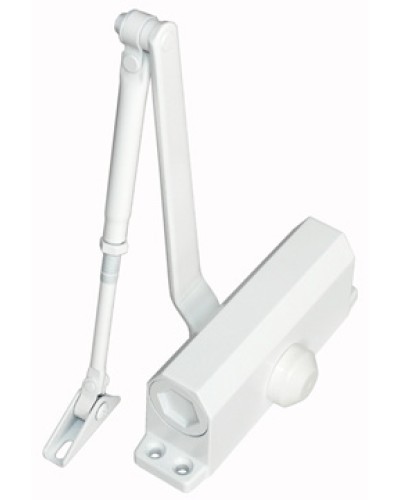 Доводчик двери c тягой EN 3-6, 40 - 130 кг Smartec ST-DC036BCDA-WT в Комсомольске-на-Амуре Доводчики Pintop.ru