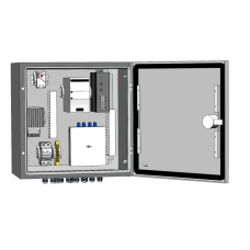 Узел коммутации всепогодный SpaceCam SC-Box-8GP-240-2G(A)