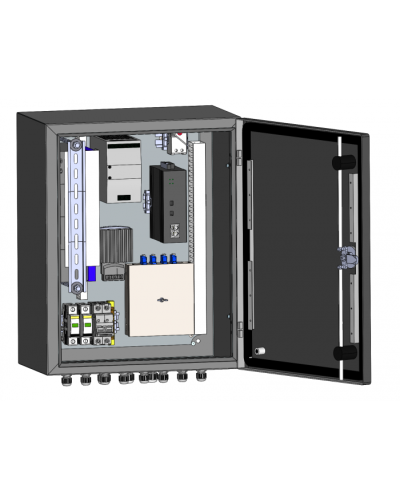 Узел коммутации всепогодный SpaceCam SC-Box-L2-4GP-120-2G-UPS(G) в Комсомольске-на-Амуре Коммутаторы Pintop.ru