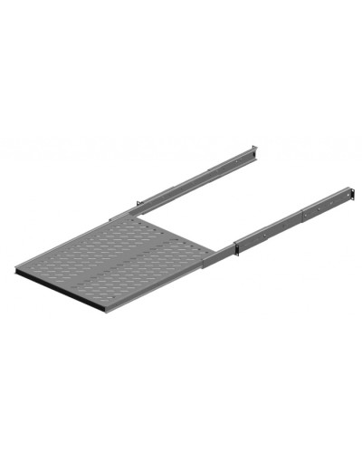 Полка выдвижная (600 мм) TLK TLK-SHFC-600R-BK в Комсомольске-на-Амуре Полки для шкафов и стоек Pintop.ru