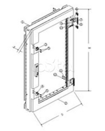 Дверь передняя плексигласовая TOA PGD-22 в Комсомольске-на-Амуре Системы оповещения и трансляции TOA Pintop.ru