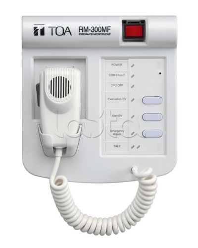Панель микрофонная пожарная для серии VM-3000 в Комсомольске-на-Амуре Системы оповещения и трансляции TOA Pintop.ru