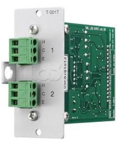 Модуль выходной 2-mic/line с DSP-процессором TOA T-001T в Комсомольске-на-Амуре Системы оповещения и трансляции TOA Pintop.ru