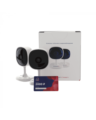 Комплект облачного видеонаблюдения TRASSIR 2TRCloud2000 в Комсомольске-на-Амуре IP-камеры Pintop.ru