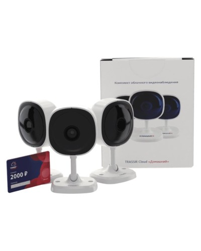 Комплект облачного видеонаблюдения TRASSIR 3TRCloud2000 в Комсомольске-на-Амуре IP-камеры Pintop.ru