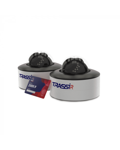 Комплект облачного видеонаблюдения TRASSIR W2D5Street в Комсомольске-на-Амуре IP-камеры Pintop.ru