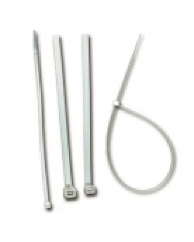 Стяжка пластиковая нейлоновая с площадкой для маркировки 3,6х205мм, белая (100шт.уп) TWT-CVM-205 в Комсомольске-на-Амуре Стяжки-хомуты Pintop.ru