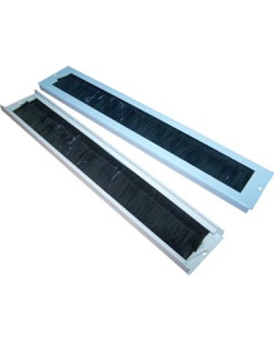 Ввод кабельный щеточный для настенных шкафов (серый) TWT TWT-CBW-BP в Комсомольске-на-Амуре Аксессуары для стоек и шкафов Pintop.ru