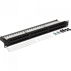 Патч-панель 48 портов, UTP, кат.6, 1U TWT (TWT-PP48/1U-U6)