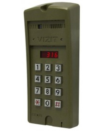 Блок вызова для совместной работы с БУД-302 Vizit БВД-316R в Комсомольске-на-Амуре Блоки вызова многоабонентные Pintop.ru