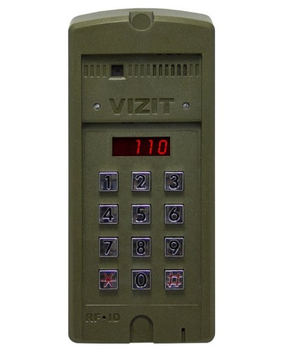 Блок вызова Vizit БВД-SM110RCP в Комсомольске-на-Амуре Блоки вызова многоабонентные Pintop.ru