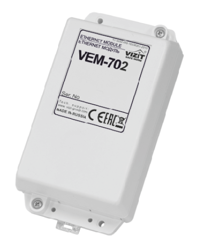 Ethernet-модуль Vizit VEМ-702 в Комсомольске-на-Амуре Аксессуары для многоабонентных систем Pintop.ru