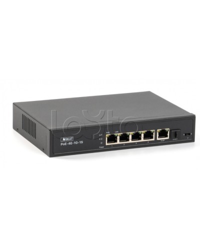 Коммутатор Бастион SKAT PoE-4E-1G-1S в Комсомольске-на-Амуре Коммутаторы Pintop.ru