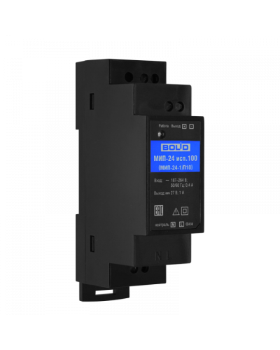 Модуль источника питания Болид МИП-24 исп.100 (МИП-24-1/П10) в Комсомольске-на-Амуре Охранно-пожарное оборудование Pintop.ru