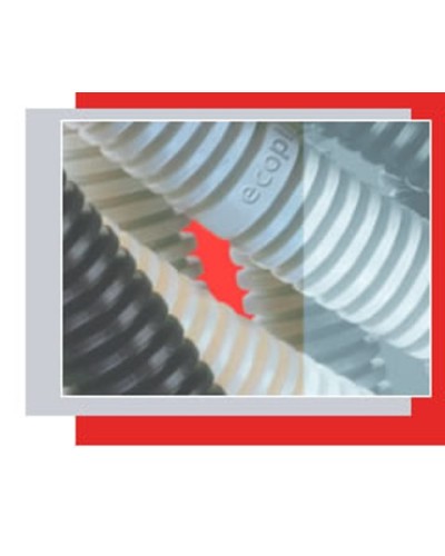 Труба гофр. ПВХ 16 мм (100 м) Экопласт (10016) в Комсомольске-на-Амуре Труба гофрированная Pintop.ru