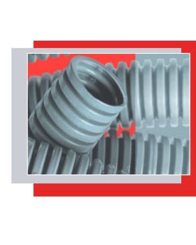 Труба гофрированная ПВХ тяжелая, с зондом диам. 50 мм (15м) Экопласт 11150 в Комсомольске-на-Амуре Труба гофрированная Pintop.ru