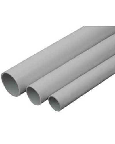 Труба АБС гладкая, для аспирационной системы, т/г, 25/22мм (3м), серый Экопласт 26025-GR в Комсомольске-на-Амуре Пожарные извещатели Pintop.ru