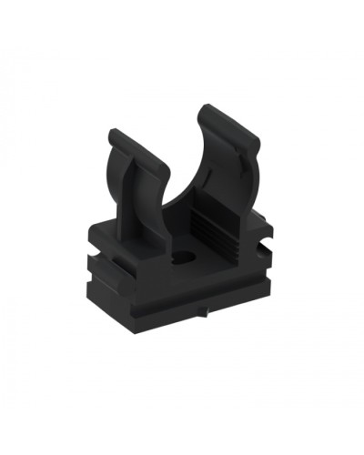 CFQ16 Держатель (клипса) для труб, для монтажного пистолета D16мм, цвет чёрный (50шт) Экопласт (41516BL) в Комсомольске-на-Амуре Держатели, клипсы, скобы Pintop.ru
