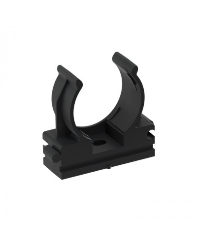 CFQ25 Держатель (клипса) для труб, для монтажного пистолета D25мм, цвет чёрный (50шт) Экопласт (41525BL) в Комсомольске-на-Амуре Держатели, клипсы, скобы Pintop.ru