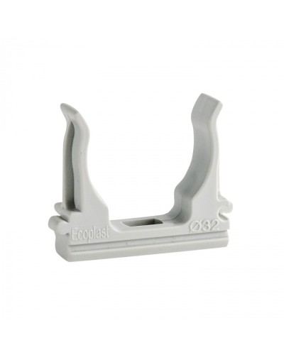 CF32G Держатель (клипса), без галогена, для труб D32мм (10шт) Экопласт (41732-10HF) в Комсомольске-на-Амуре Держатели, клипсы, скобы Pintop.ru