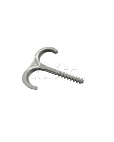 Держатель (клипса) F типа двойнаядля труб D16-20 мм Экопласт 41826 в Комсомольске-на-Амуре Держатели, клипсы, скобы Pintop.ru