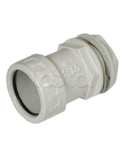 Муфта «труба-коробка» D25 мм Экопласт 42725 в Комсомольске-на-Амуре Аксессуары для труб (ОКЛ) Экопласт Pintop.ru