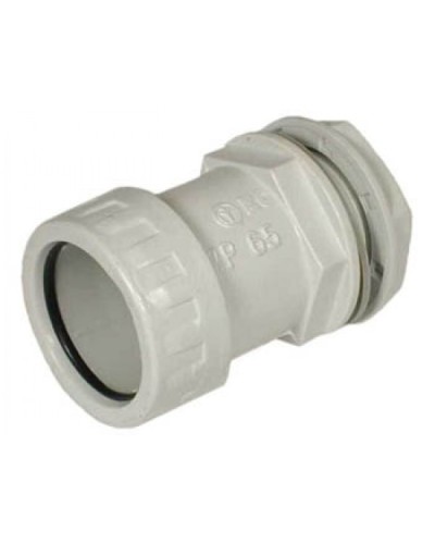 Муфта «труба-коробка» D25 мм , без галогена Экопласт 42725HF в Комсомольске-на-Амуре Аксессуары для труб (ОКЛ) Экопласт Pintop.ru