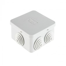 Коробка огн. E110, о/п 85х85х50мм,без галогена, 12 вых., IP55, 12P, серый Экопласт (43071HF)